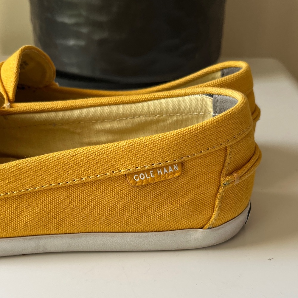 Cole Haan Yellow Loafers - Picture 3 of 6